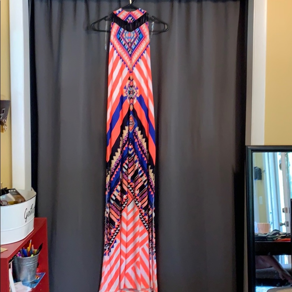Halter maxi dress